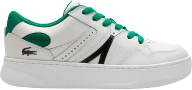 Lacoste 1 SMA Sneakers Wit Groen Zwart