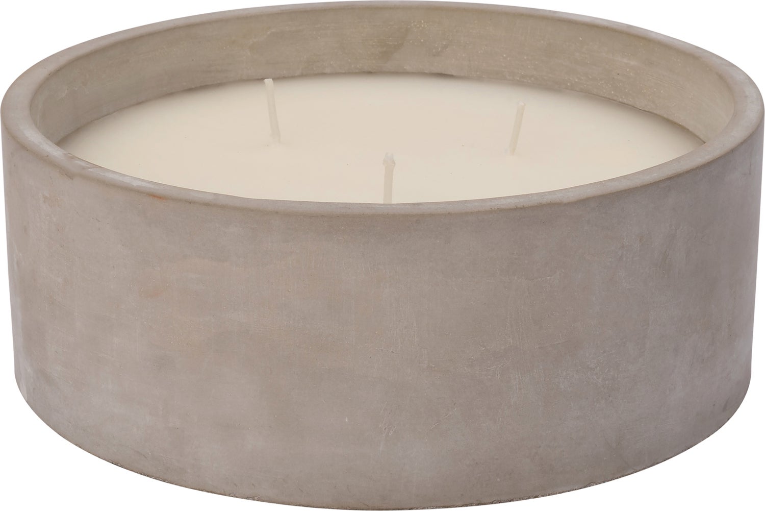 Intratuin citronellakaars Levi grijs 20 uur D 20 H 7 cm