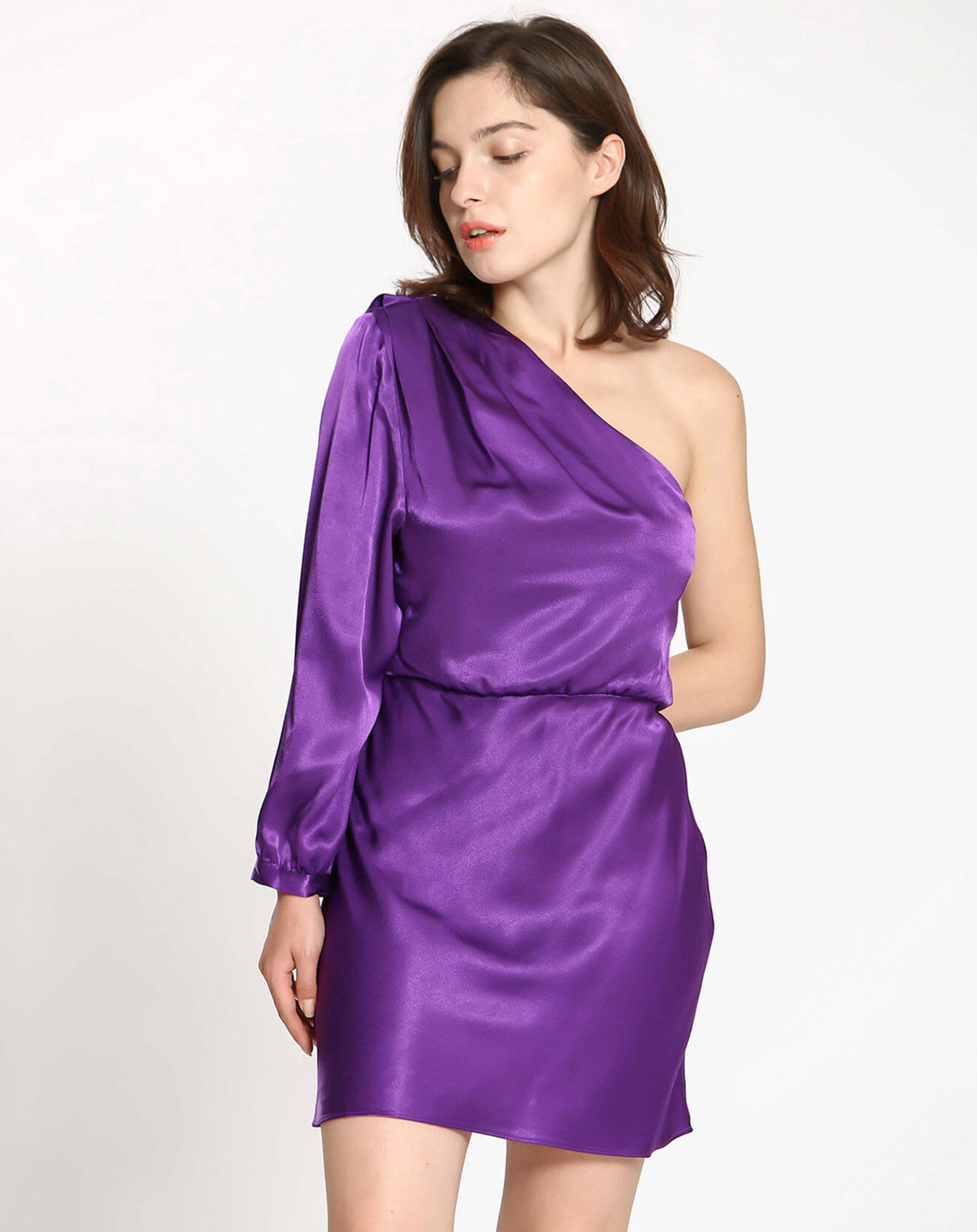 See u Soon Robe satinée Romane purple