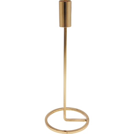 Lysestage metal - guld