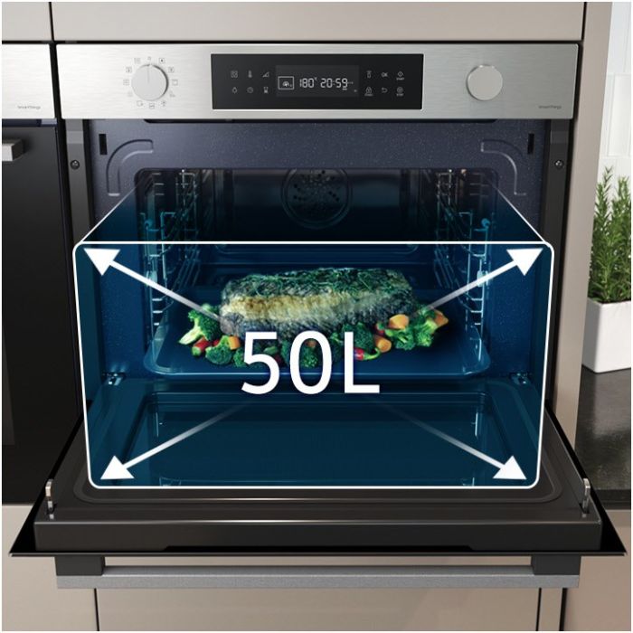 Samsung Kompakt-Backofen mit Mikrowelle NQ5B4553FBK Schwarz