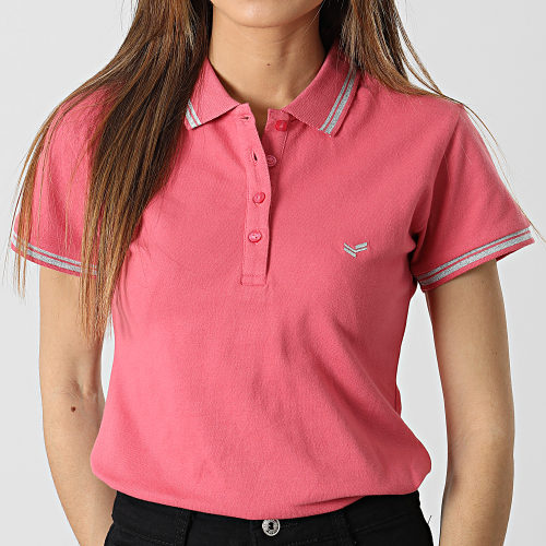 Polo Manches Courtes Femme Jule Rose