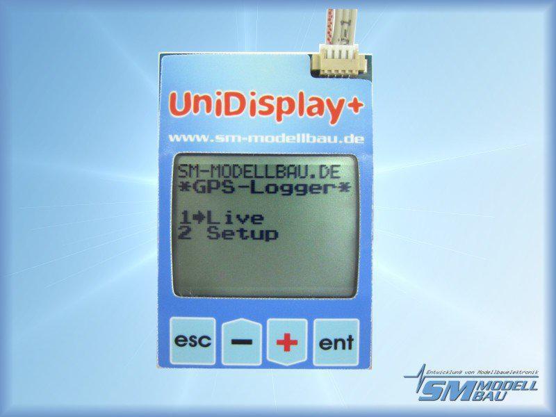 SM Modellbau Display  UniDisplay  mit Anschlusskabel Anzeigedisplay