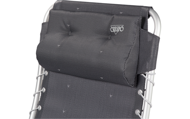 Crespo A/237 Classic Kopfkissen für Campingstühle dunkelgrau