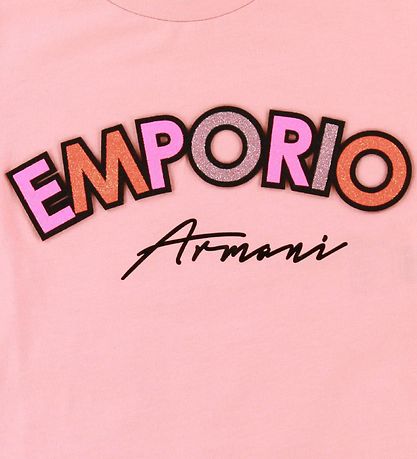 Emporio Armani T-Shirt - Alba Juno m. Glitzer/Patches