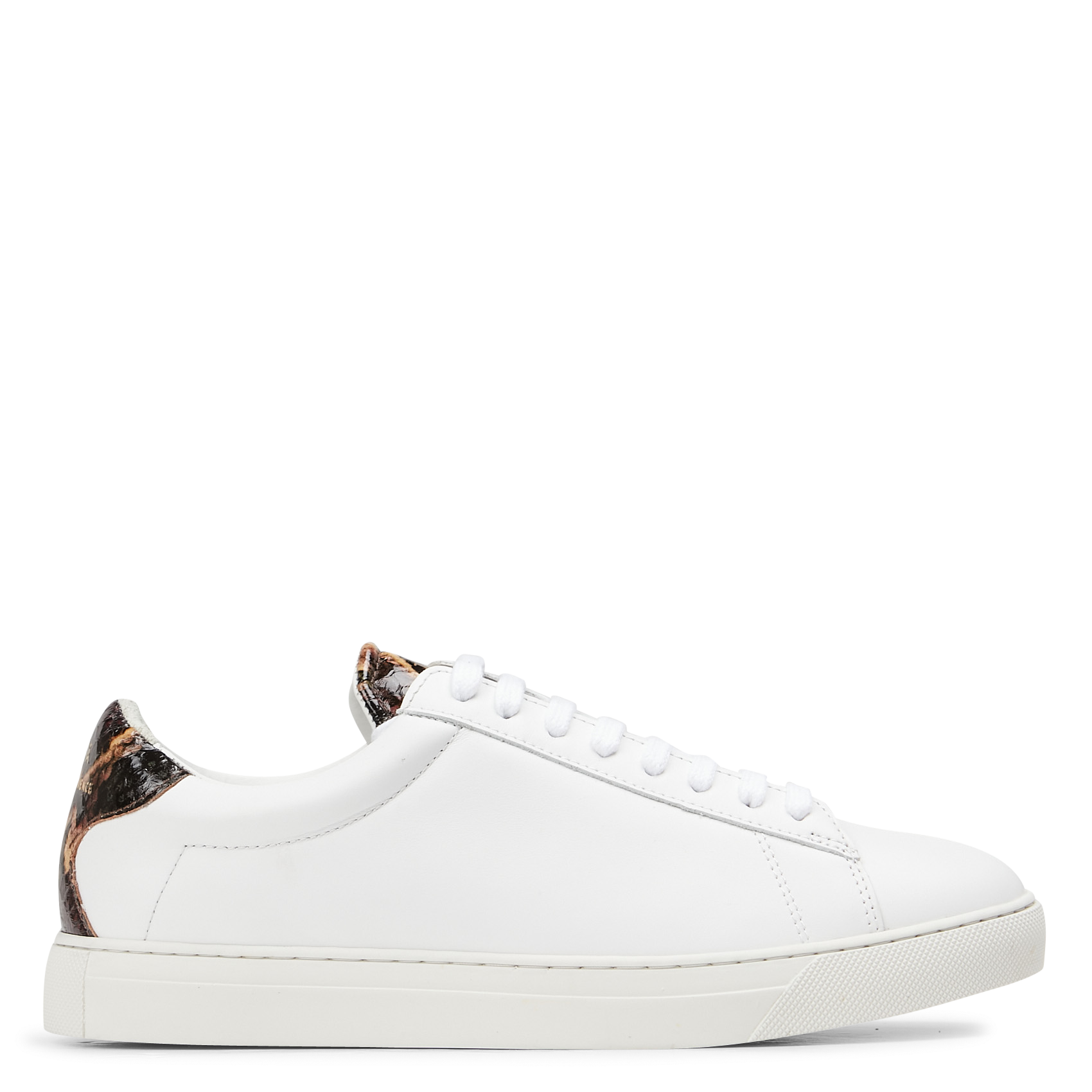 Baskets basses en cuir | Blanc