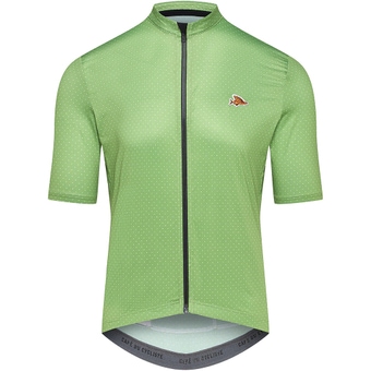 Café du Cycliste Fleurette V2 Kurzarmtrikot Cactus Green Herren