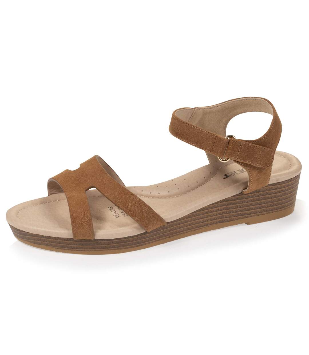 Isotoner Sandales femme confort nubuck