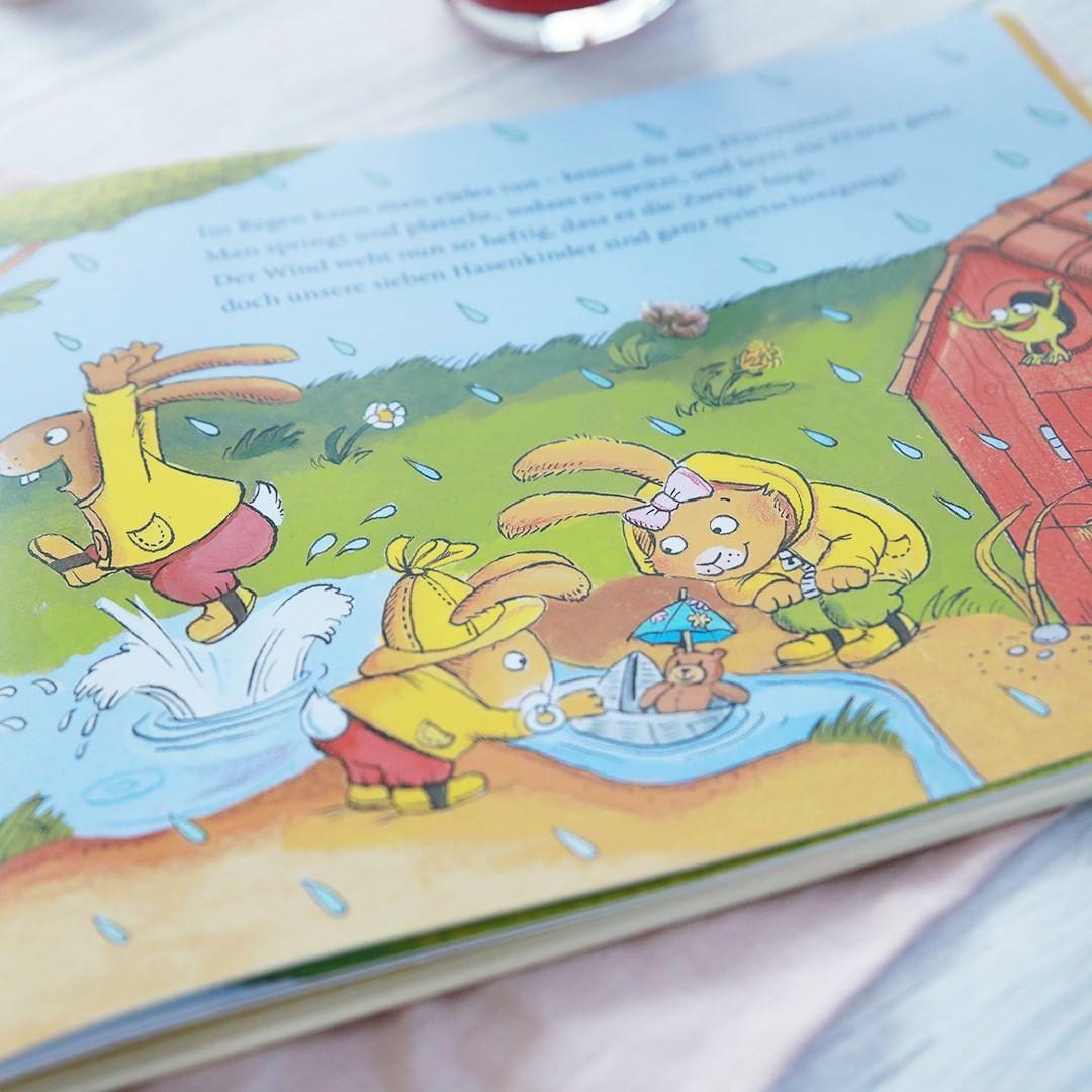 Wenn sieben kleine Hasen durch lustige Geschichten rasen