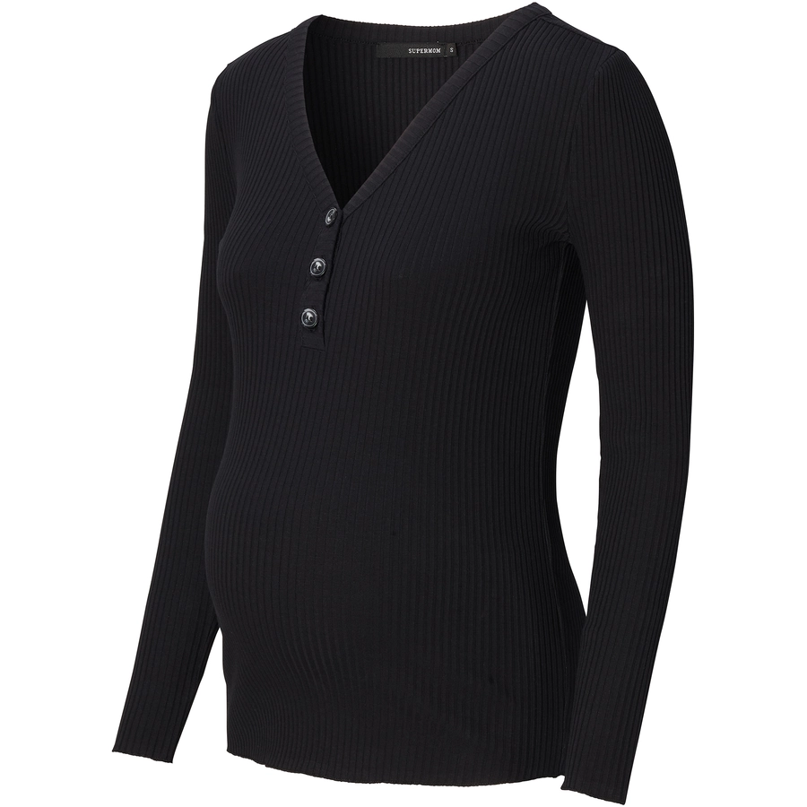 SUPERMOM Still-Shirt Camden Black