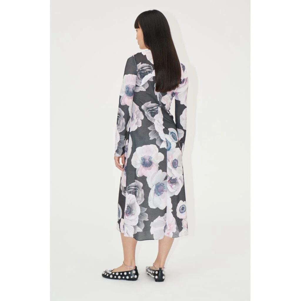 Stine Goya Crewneck Long Sleeve Midi Dress, 2245 Dry Jersey