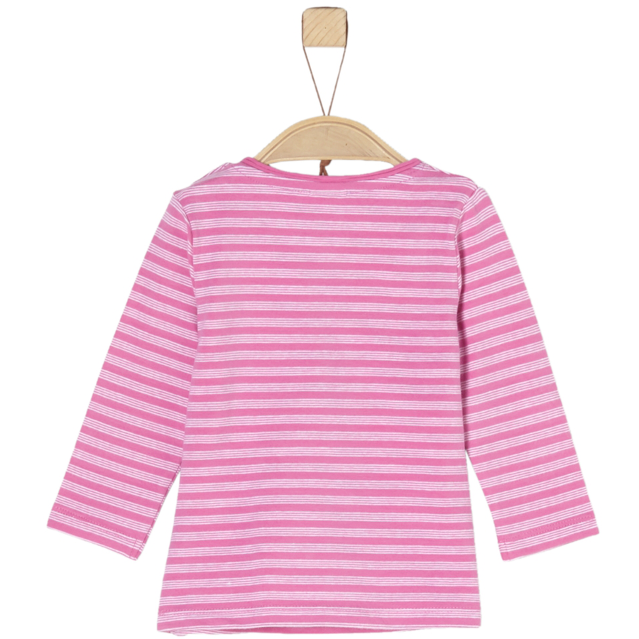 s.Oliver Girls Langarmshirt pink stripes