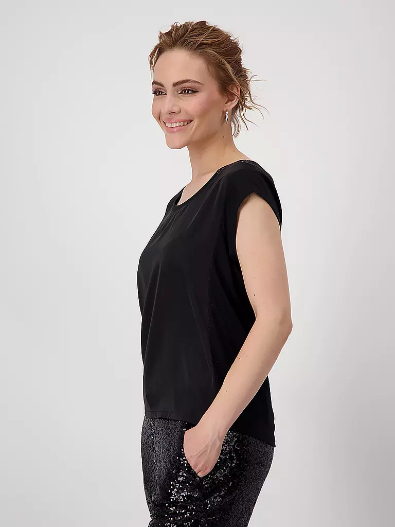 MONARI Blusenshirt schwarz