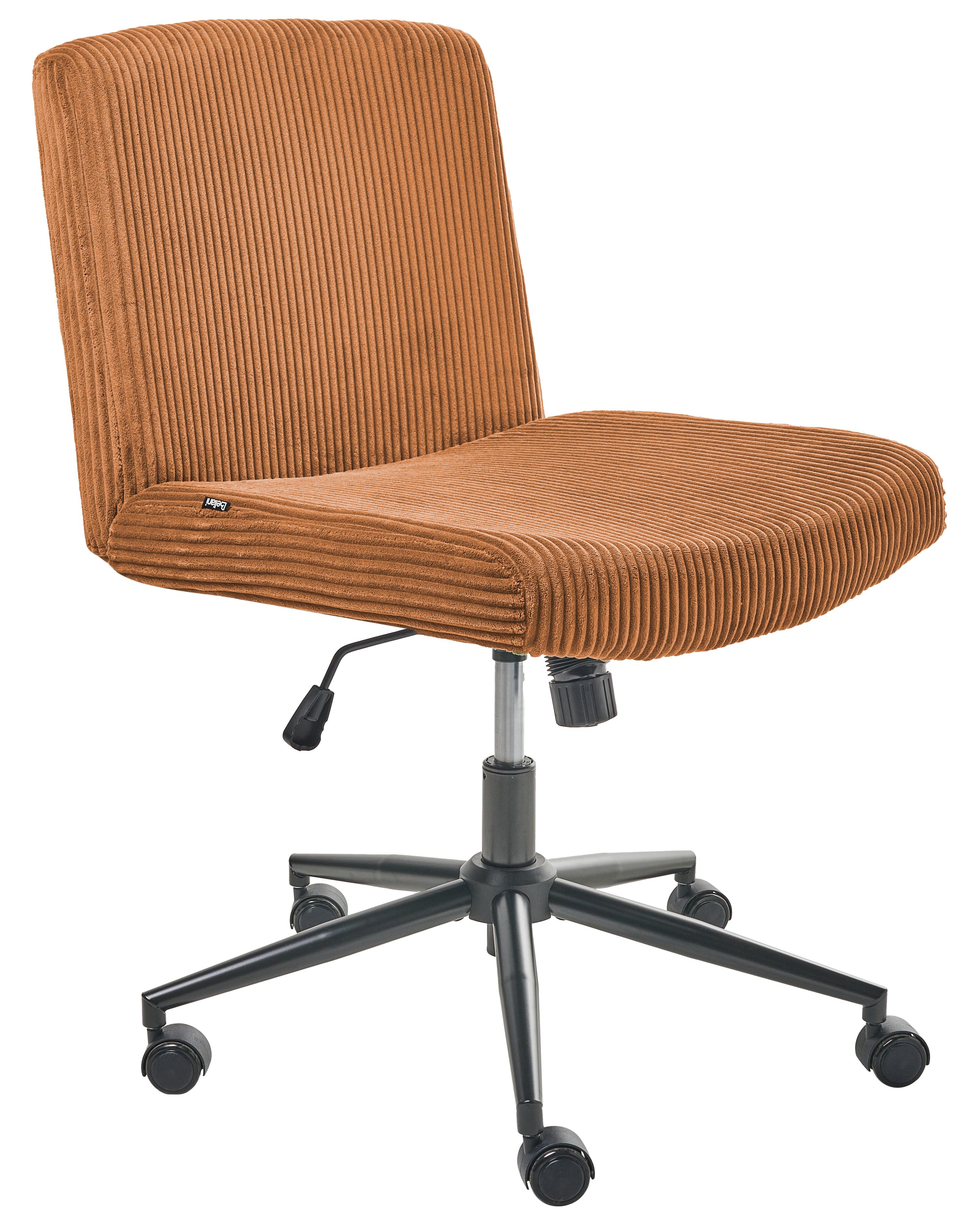 Bureaustoel GEDDES Corduroy Goudbruin
