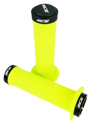Paire de Grips Ice Fury Lock-on Jaune