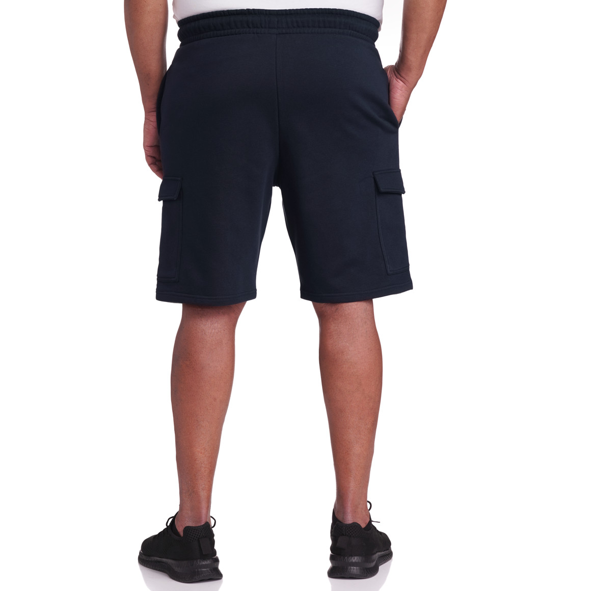 VanVaan Herren Sweatshorts in Unifarben dunkelblau