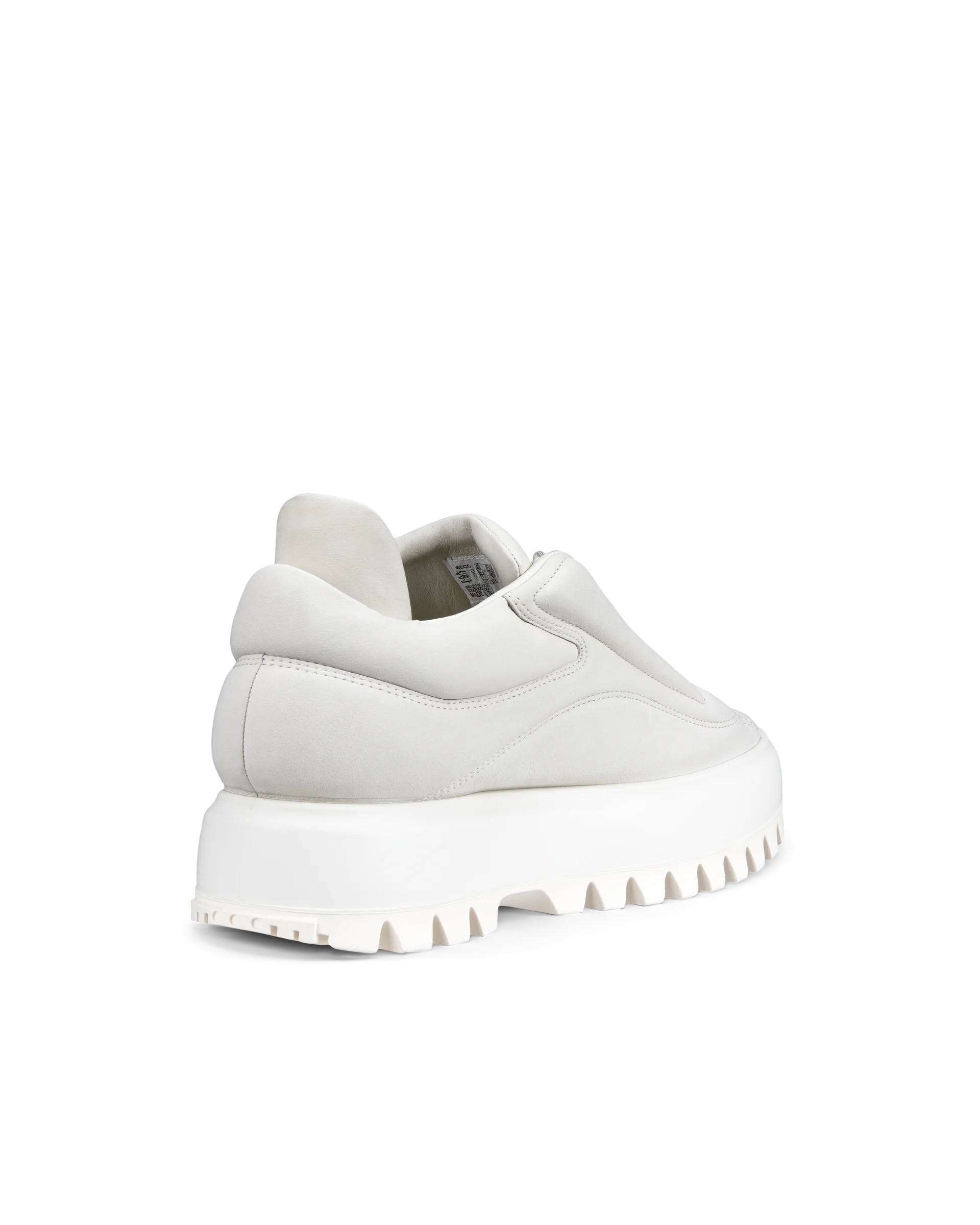 ECCO STREET ACE RAL7000 M Herren Sneaker aus Nubukleder Weiß