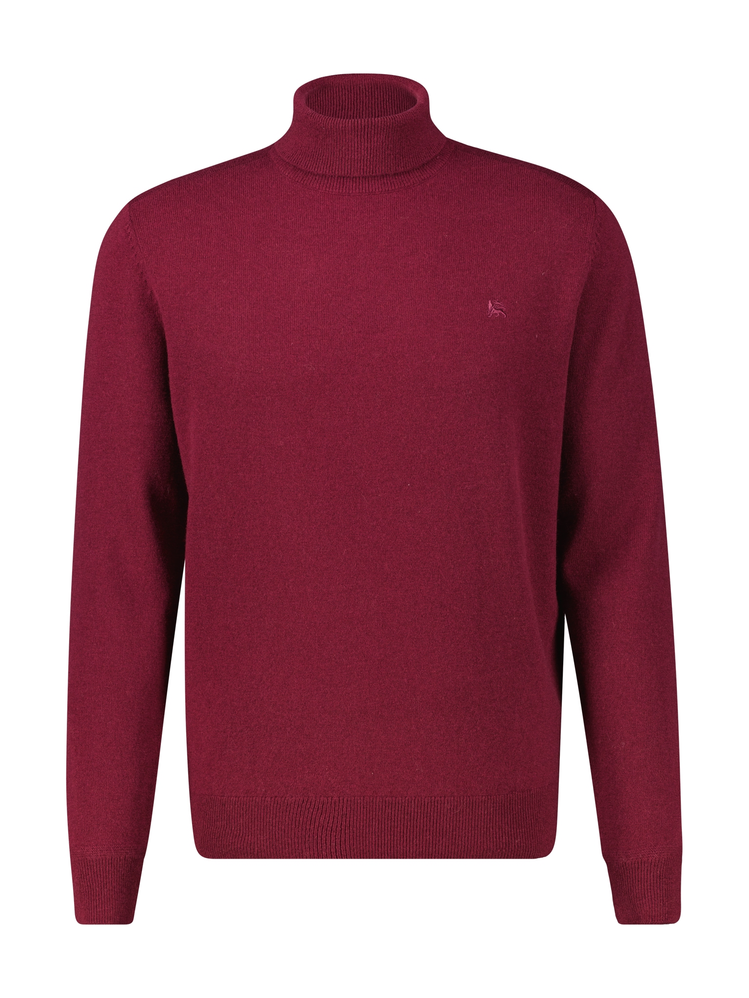 LERROS Rollkragenpullover , mit Logo Stickerei