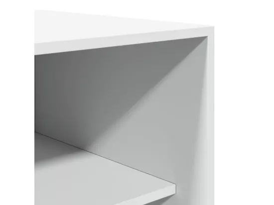Garde-robe Blanc 50x50x200 cm Bois d'ingénierie