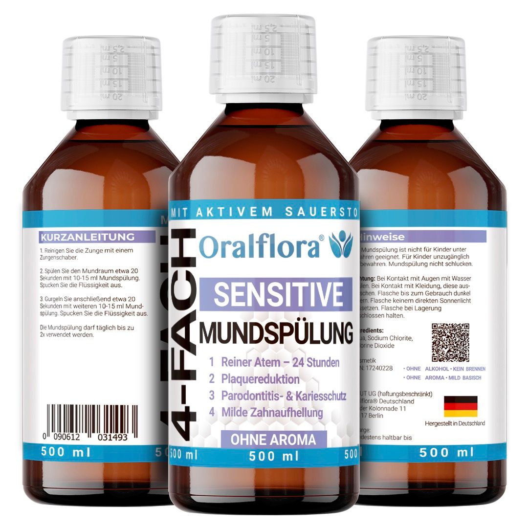 Oralflora Mundspülung mit Chlordioxid CDL - frischer Atem 24h
