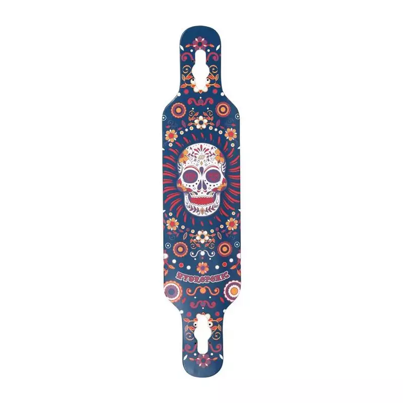 Plateau de skate longboard HYDROPONIC DT Mexican Skull Navy 39.25