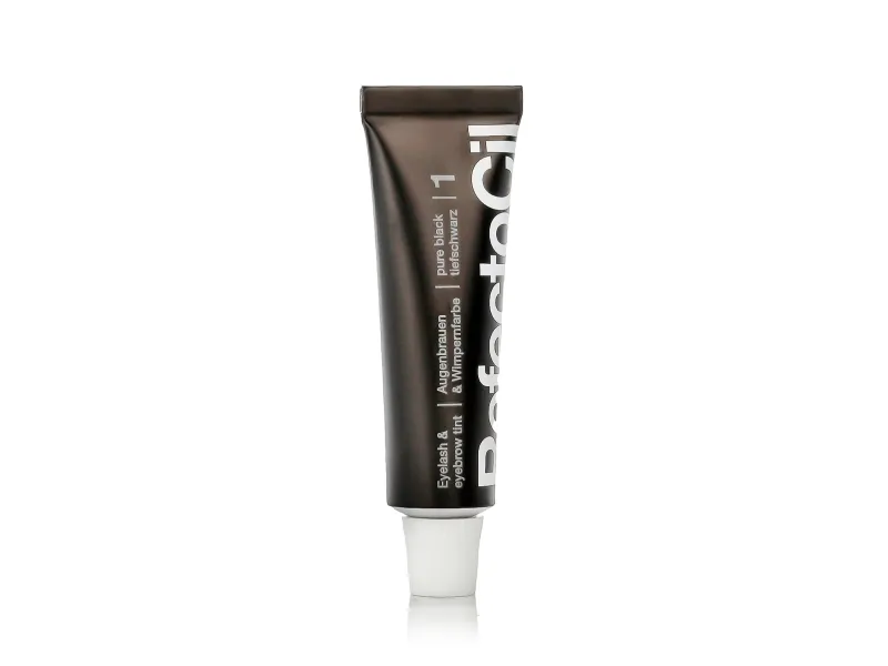 REFECTOCIL_Eyelash And Eyebrow Tint henna for eyebrows and eyelashes 1 Pure Black 15ml