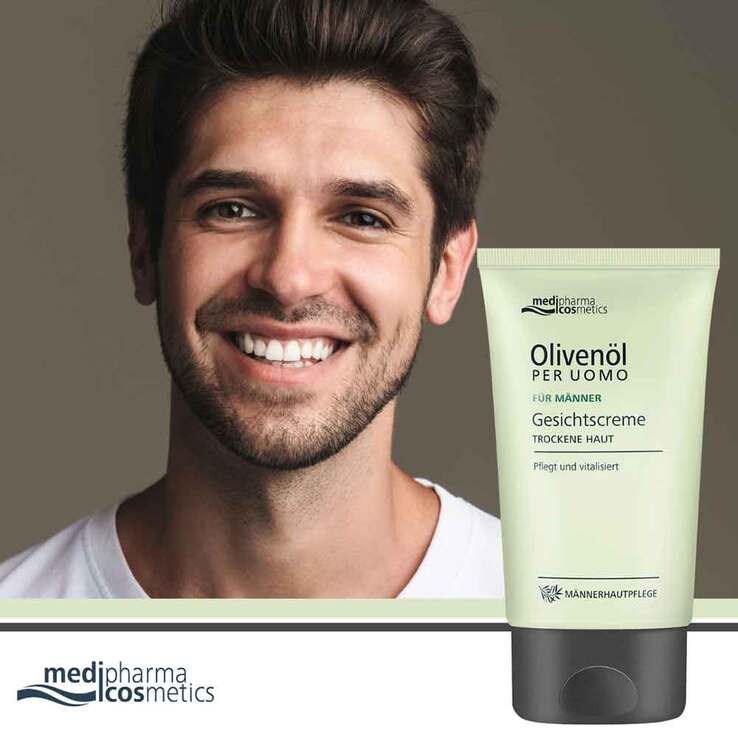Olivenöl Per Uomo Gesichtscreme, 50 ml