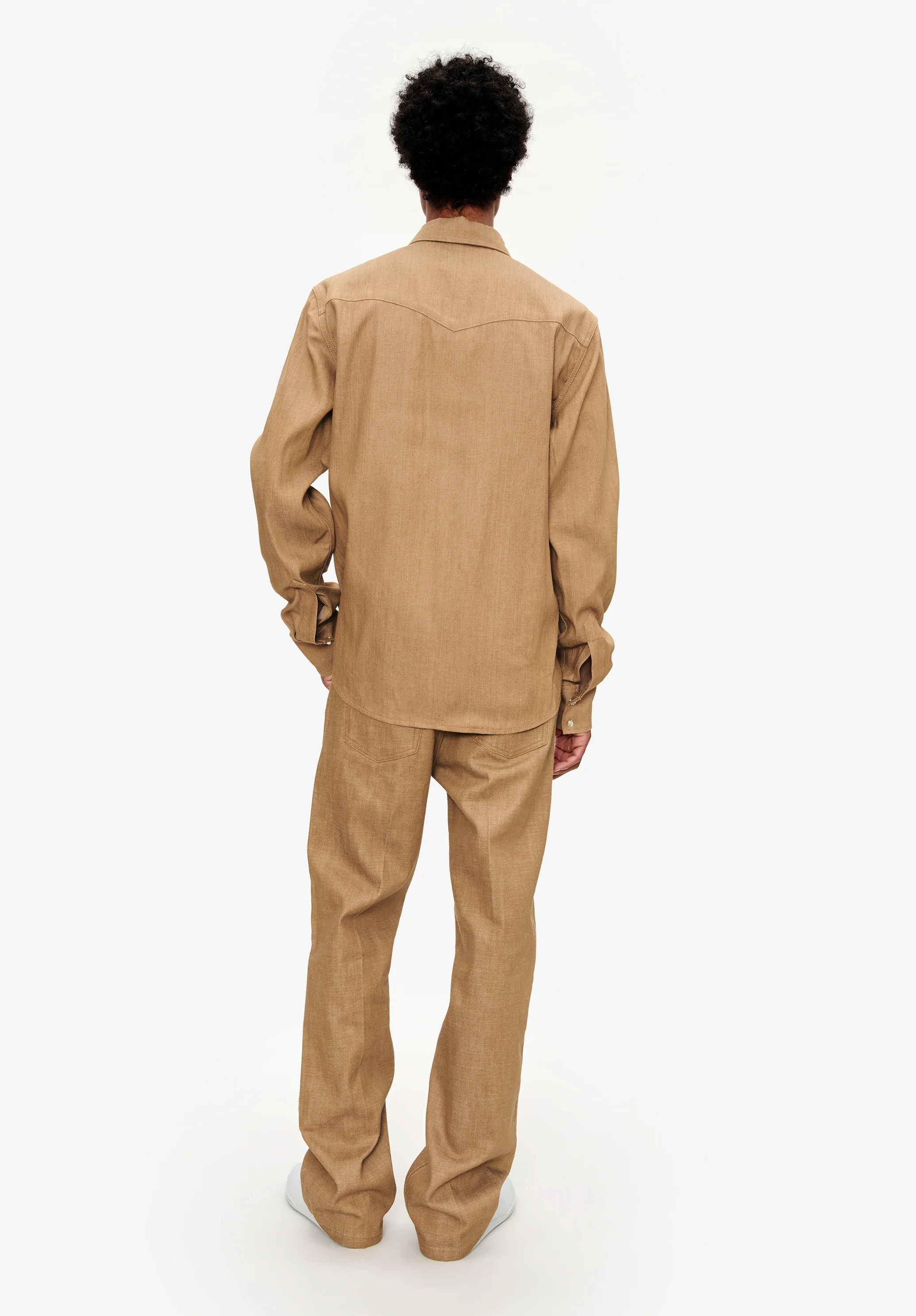 Chemise Western - Marron glace