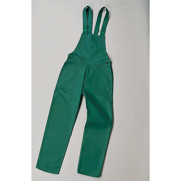 Cotte de travail en polycoton vert bouteille, taille 44/46