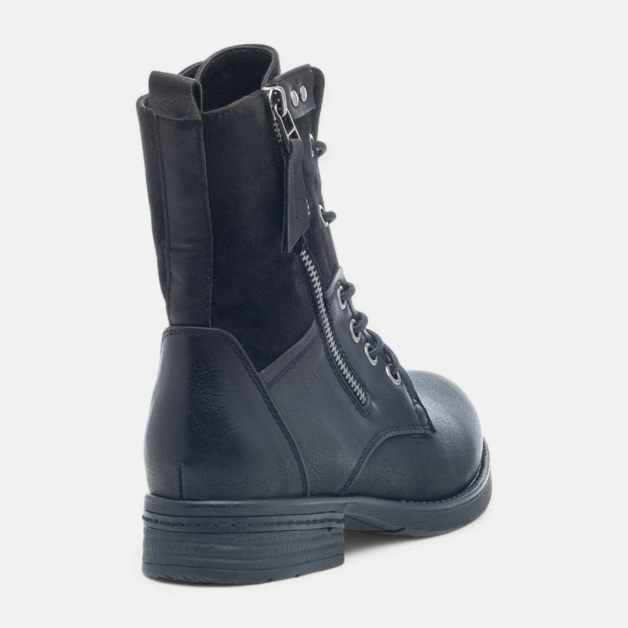 Bottines à lacets Femme noir