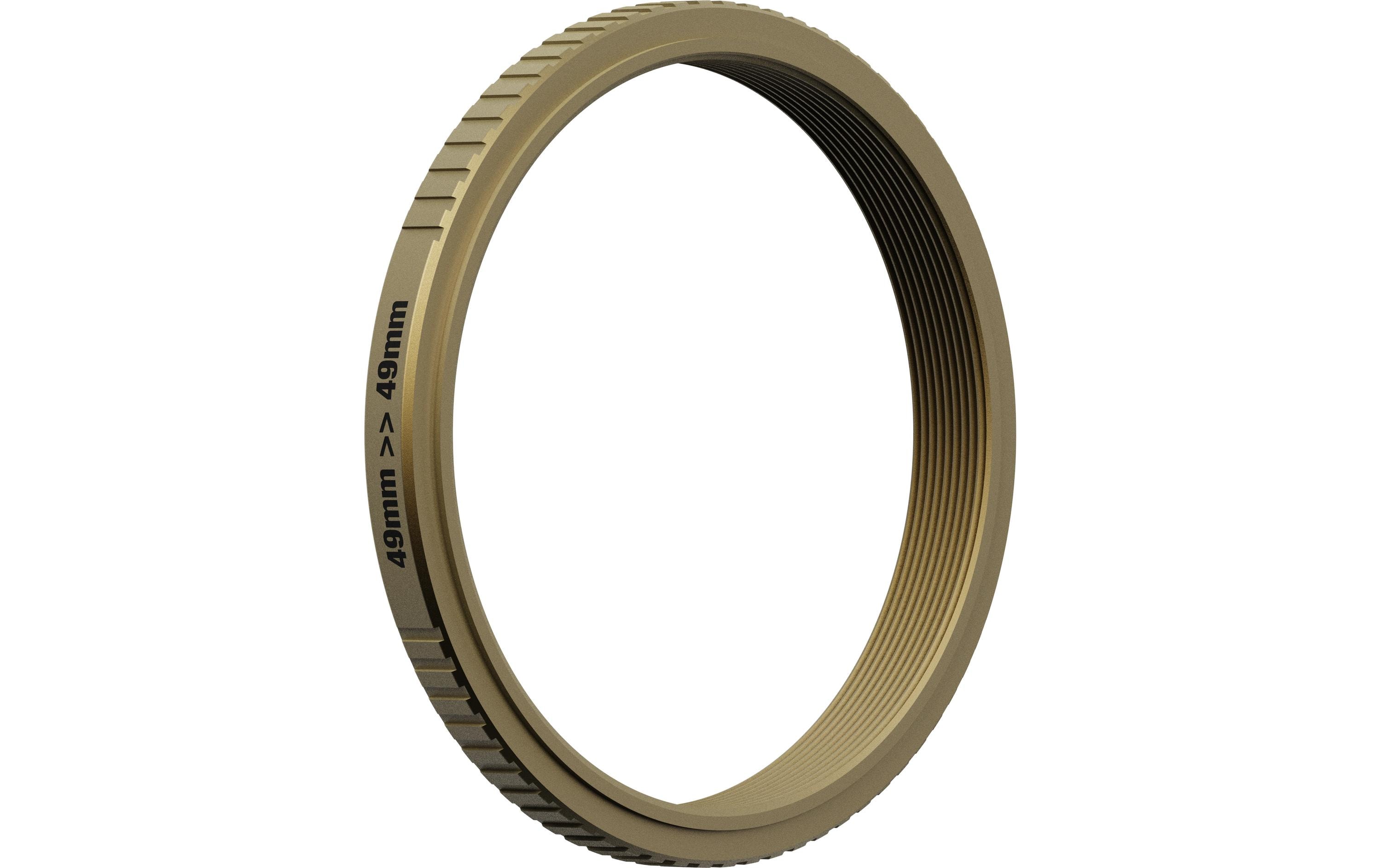 Objektivfilter Fuji X100 Brass – 49 mmFilter-Adapter für Fujifilm X100 Kameras