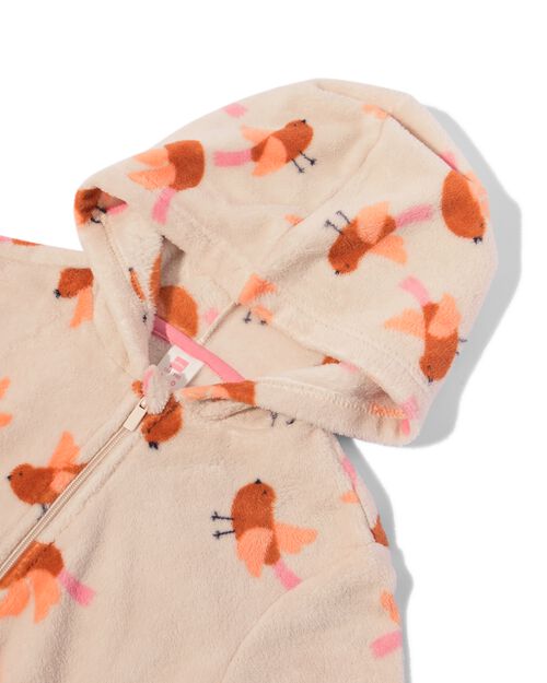 onesie avec oiseau pour enfant blanc cassé