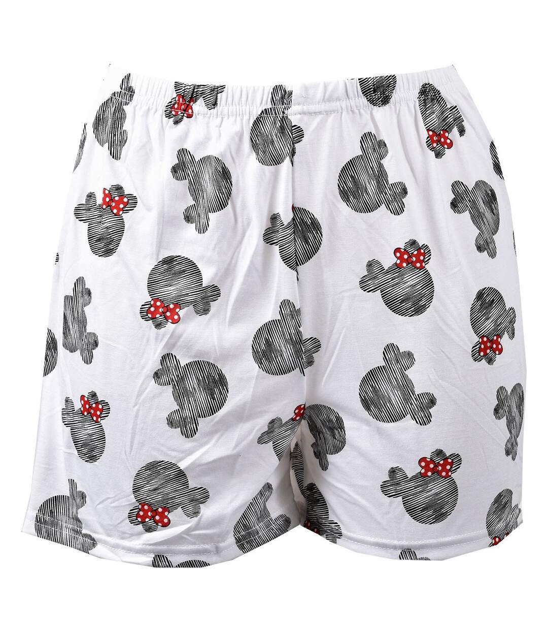 Pyjama Court Femme HUMORISTIQUE en Coton 358 Rose