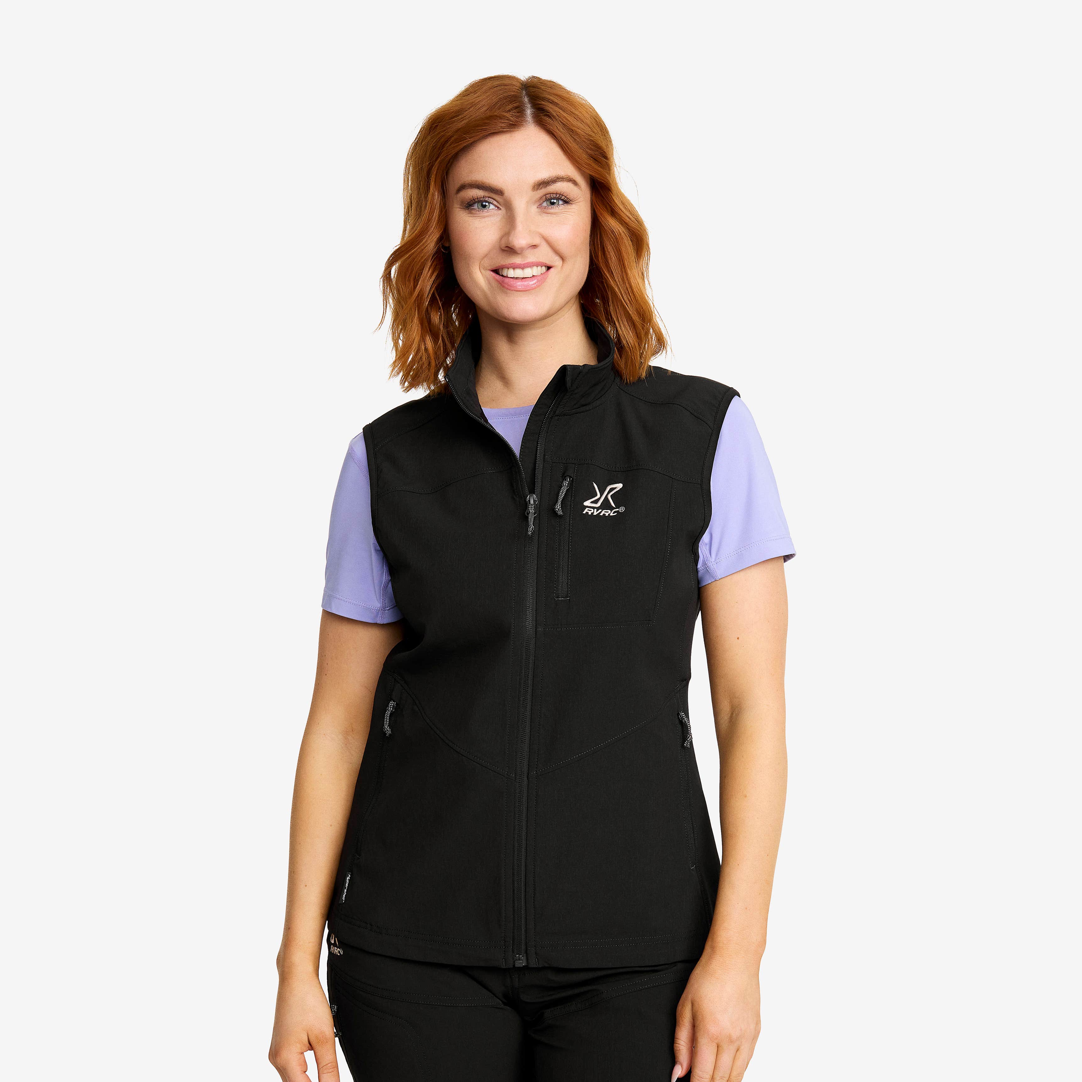 Venue Light Softshell Vest  Dame Black