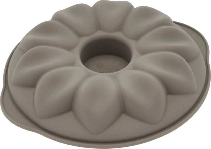 Blomsterberg Mousseform Blomst Dia. 20 x 3,8 cm Latte Silikone Latte