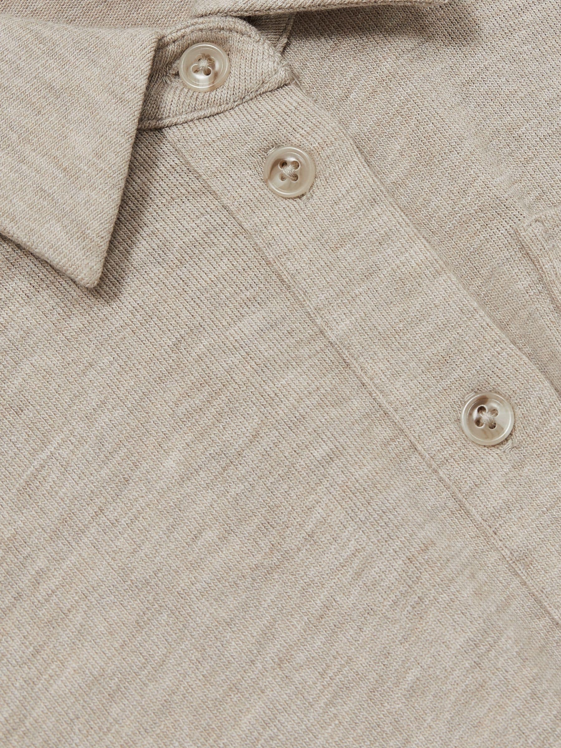 Reiss Rita jersey mélange boilersuit met trekkoord
