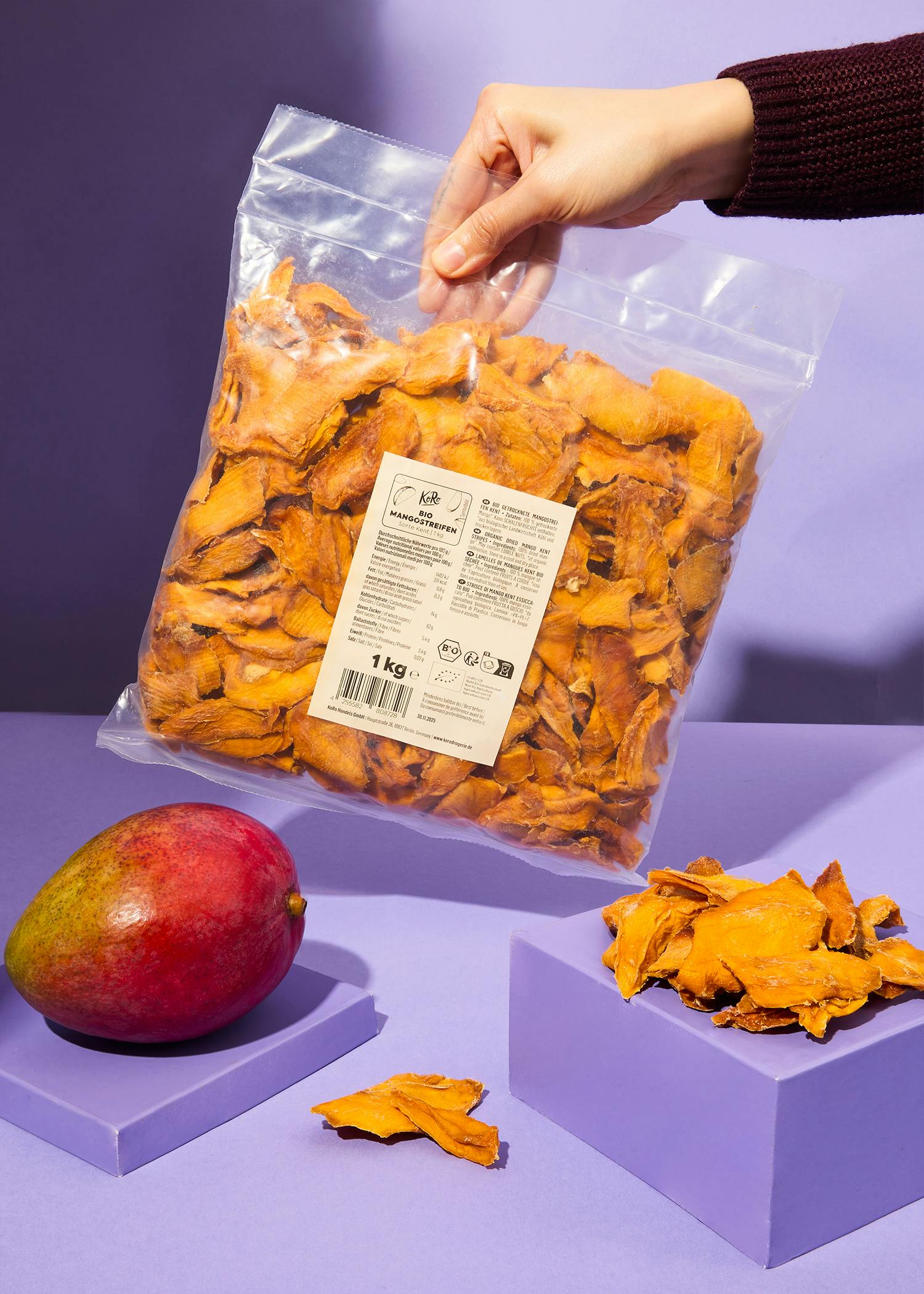 Bio Mangostreifen Kent 1 kg