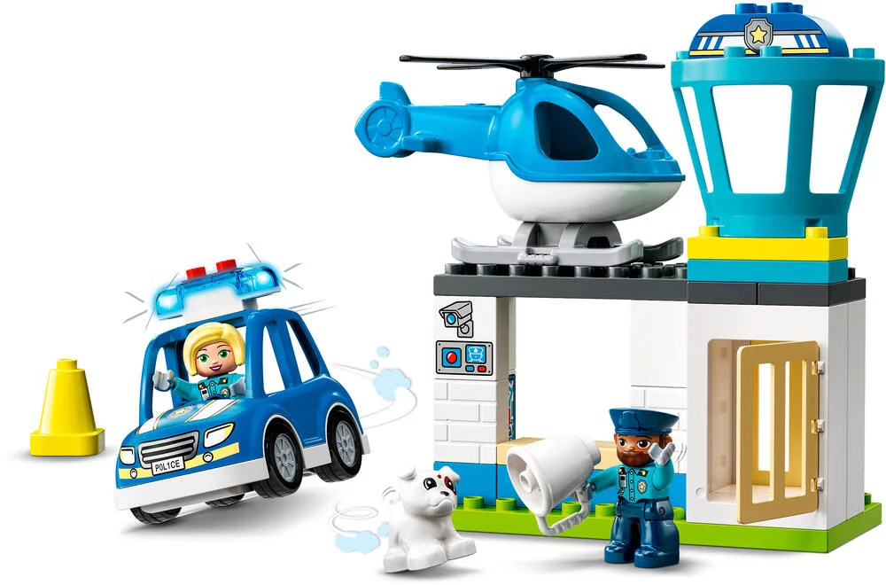 LEGO®DUPLO®MA VILLE 10959 - LE COMMISSARIAT ET L’HELICOPTERE DE LA POLICE