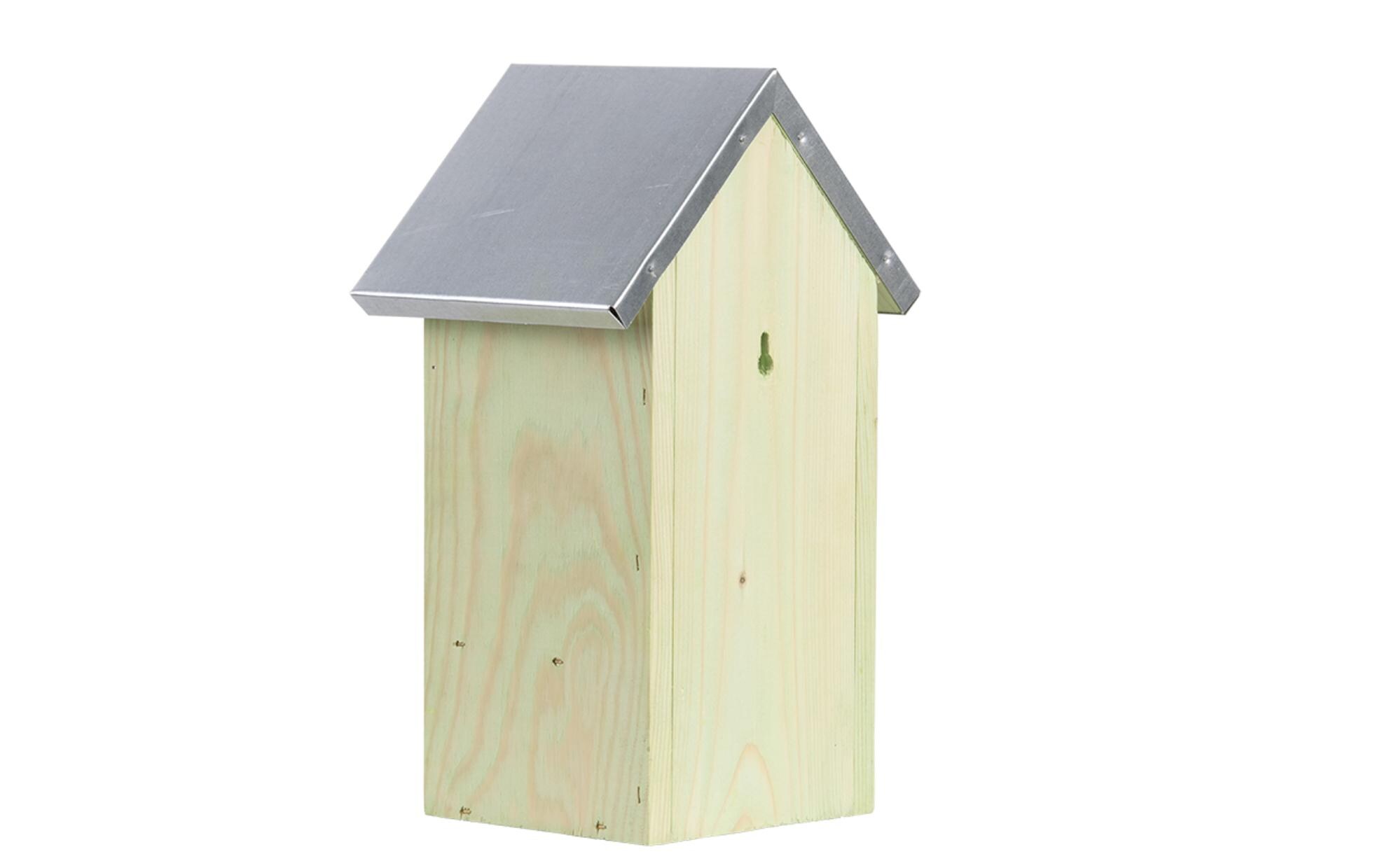 Insektenhotel MInsektenhaus auf Kiefernholz