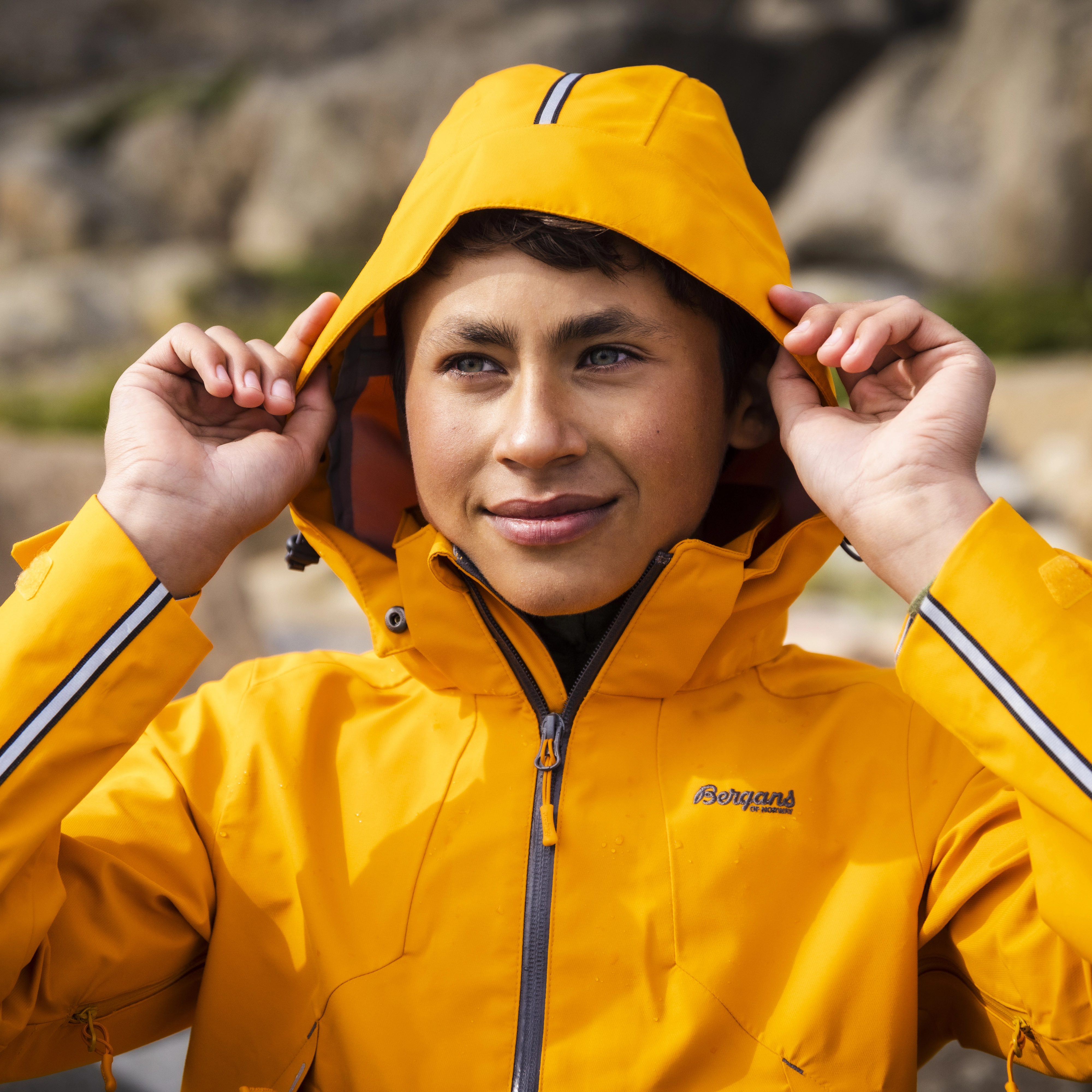 Sjoa 3L Youth Jacket Cloudberry Yellow