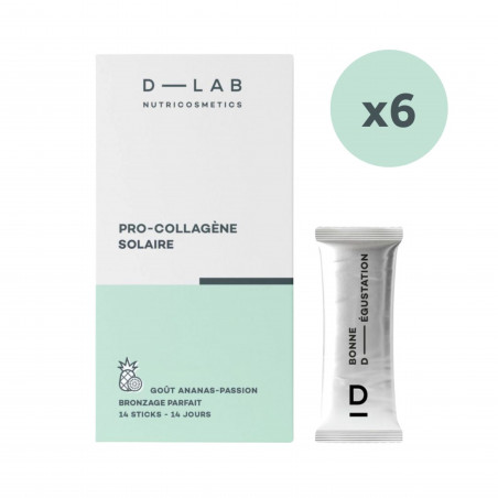 D-LAB NUTRICOSMETICS Sticks Pro-collagène solaire 14 jours x6