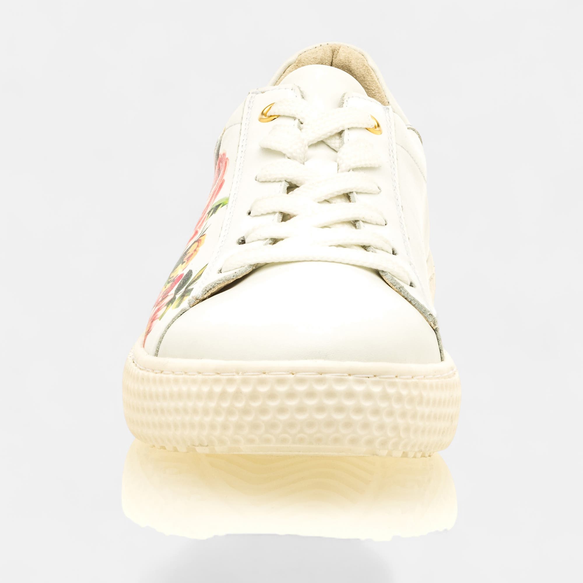 Baskets basses Femme en cuir blanc