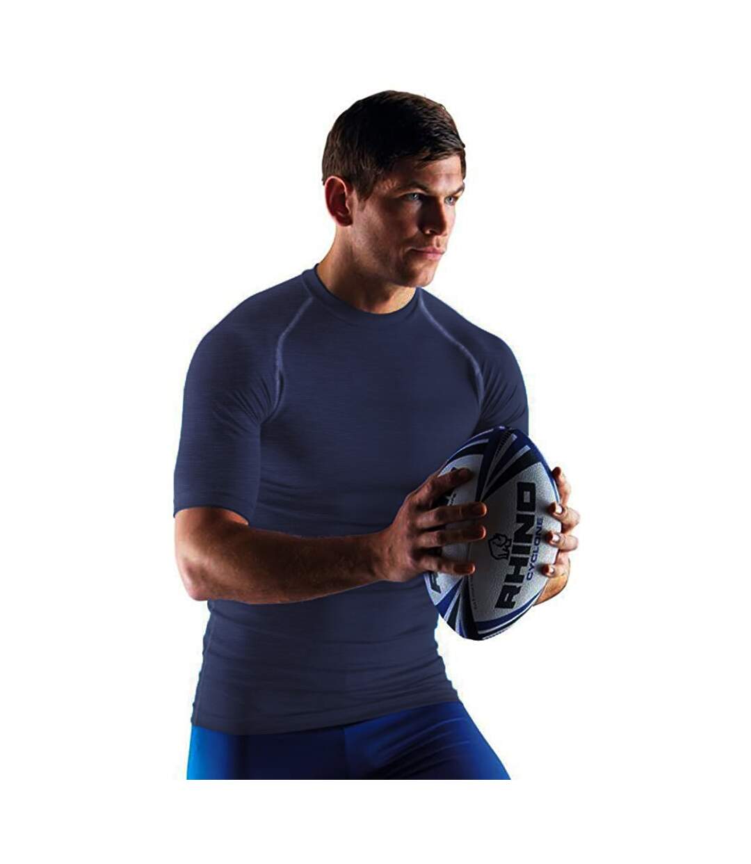 Rhino - Base layer sport à manches courtes - Homme (Bleu marine chiné) - UTRW1277