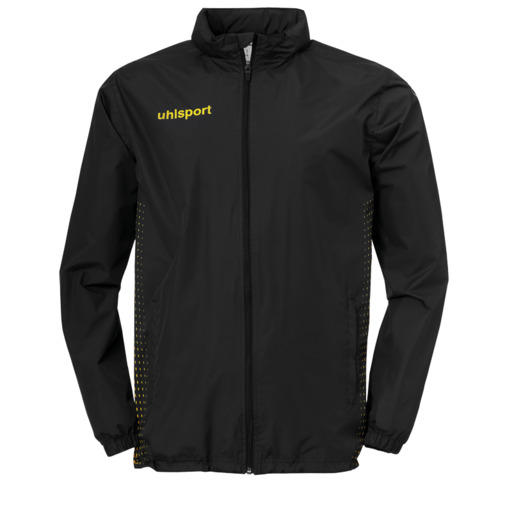 Jaqueta de chuva Score (capa de chuva) preta/amarela fluorescente Uhlsport