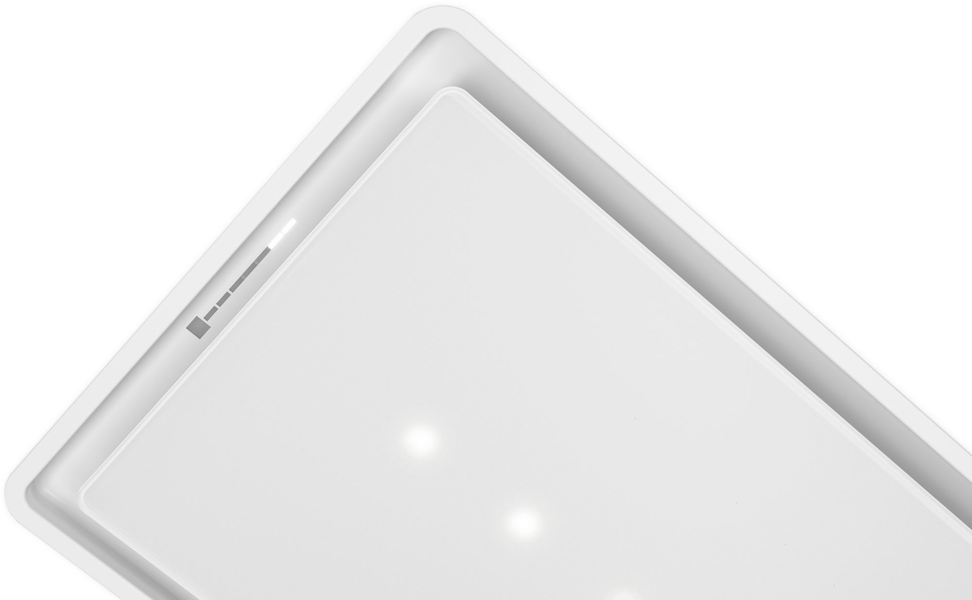 # PRODUTO RECONDICIONADO # Extrator de Teto Série 8 90 cm Vidro Branco DRC99PS20-B