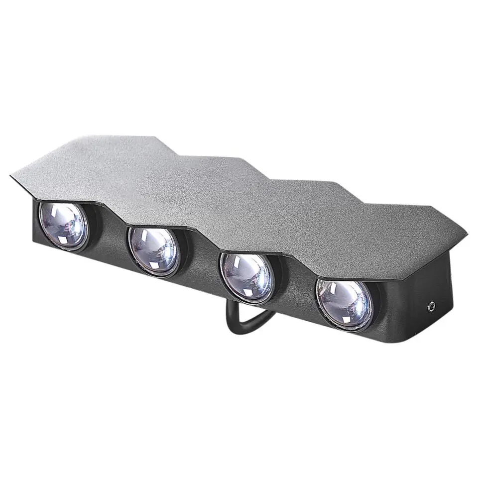 WELDON - Wandlamp set van 2 - Zwart - Aluminium