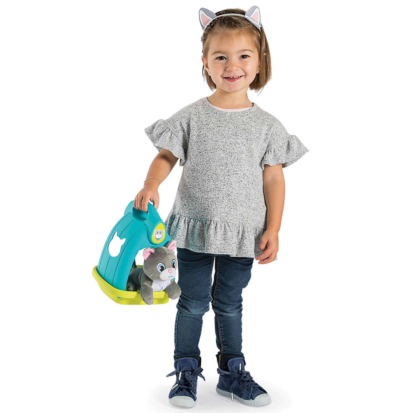 Smoby Maison des chats bleu - 31x32.1x55.2 cm