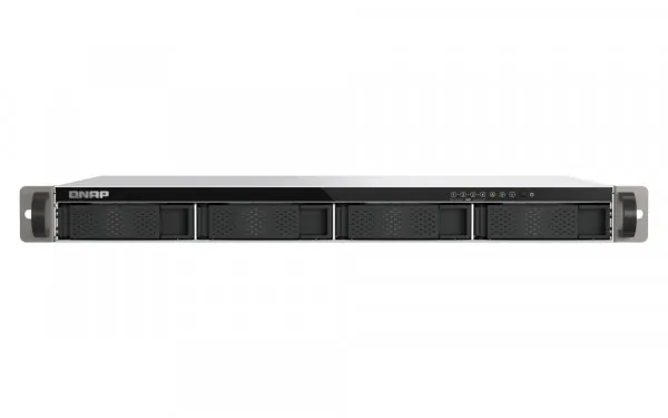 QNAP TS-433EU - NAS-server - 4 bays - rackversion - SATA 6Gb/s - RAID 0, 1, 5, 6, 10, JBOD, 50, 60 - RAM 4 GB - Gigabit Ethernet / 2.5 Gigabit Ethernet - iSCSI support - 1U