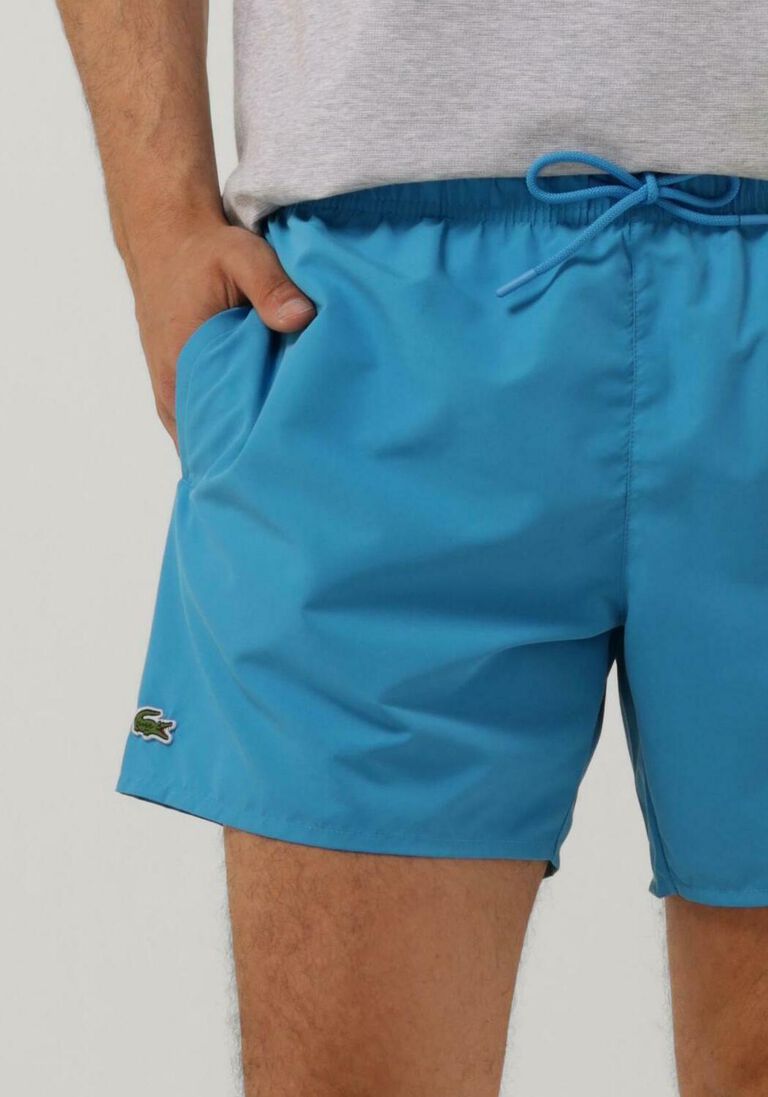 LACOSTE blauwe lacoste  1hm1 men's swimming trunks 1121
