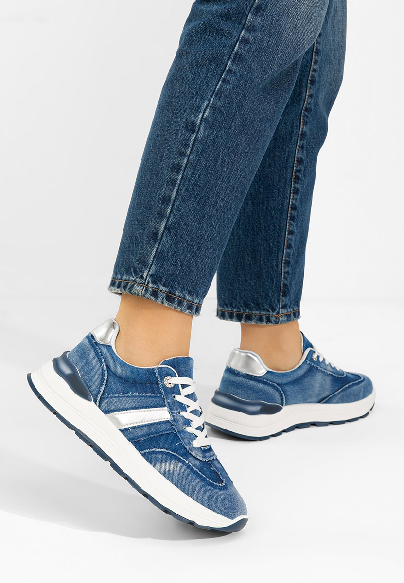 Baskets pour femme denim Elenya
